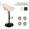 Set of 1/2/3/4 Mid-Century Modern Leatherette Gaslift Adjustable Swivel Bar Stools